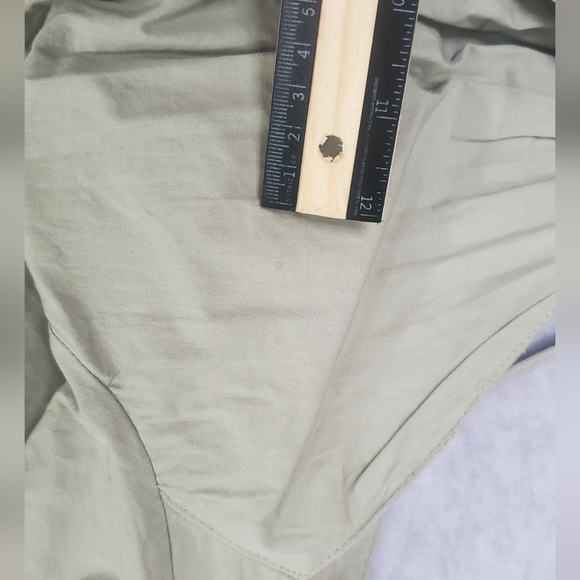 ANTHROPOLOGIE RUCHED PUFF-SLEEVE BABYDOLL MINI COTTON DRESS 2X - Picture 7 of 14